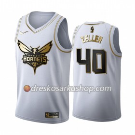 Muški NBA Dres Charlotte Hornets Cody Zeller 40 Nike 2019-20 Bijela Golden Edition Swingman
